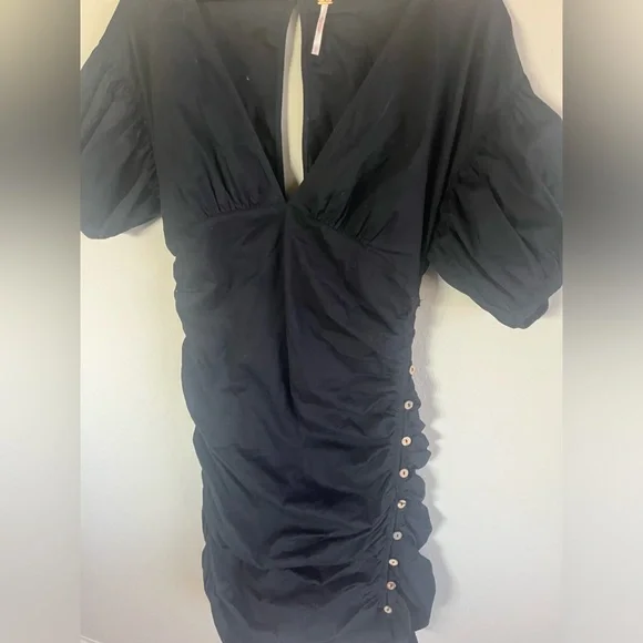 Free People Women’s Black Tastemaker Dress Size M - Picture 7 of 8